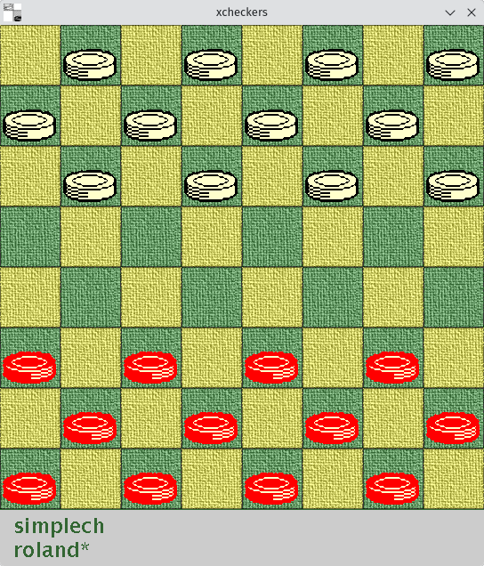 Capture d'écran de Xcheckers